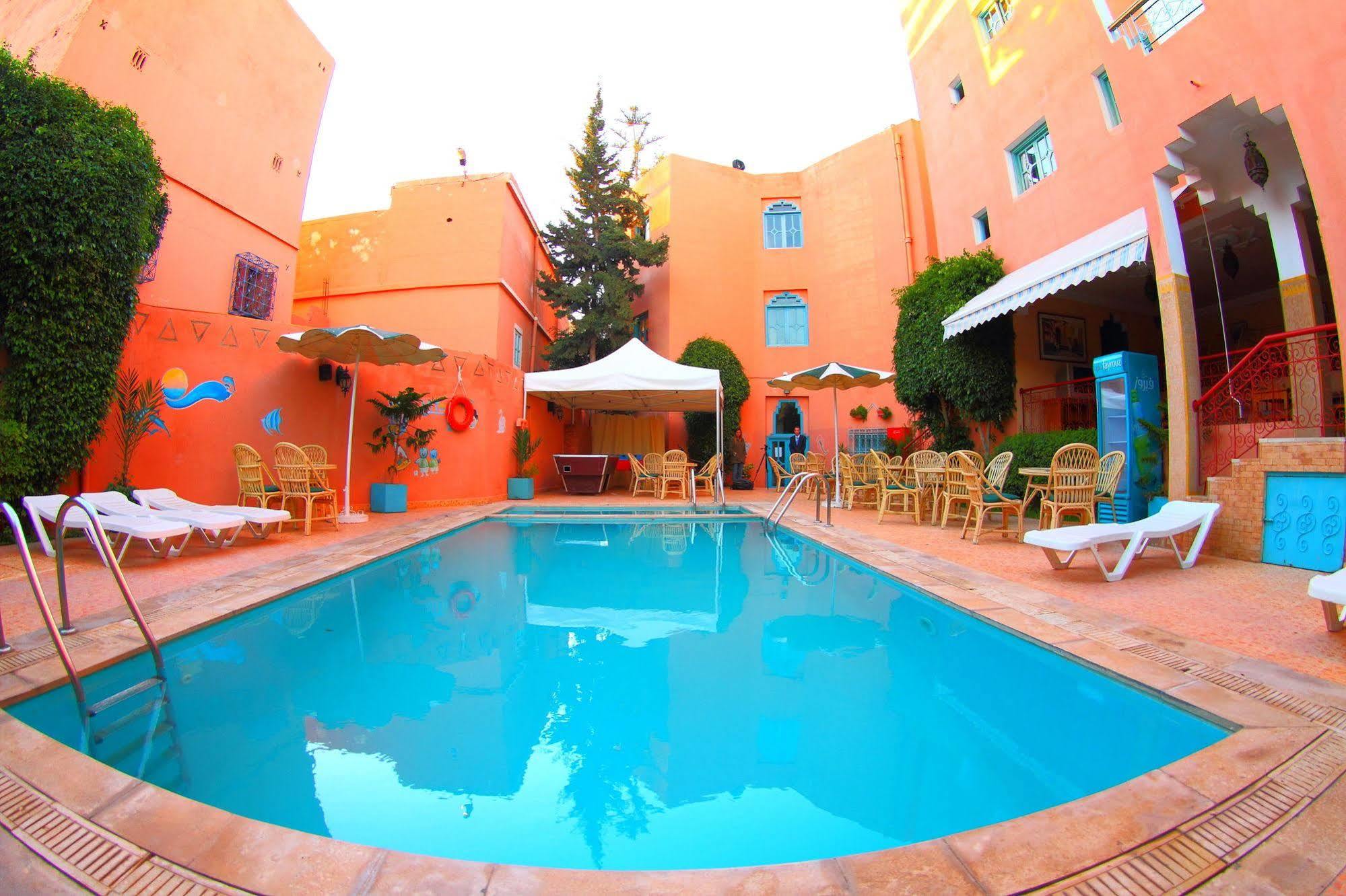Hôtel Auberge du Littoral Aourir Esterno foto
